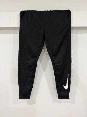 Nike Black Men's Joggers with White Swoosh